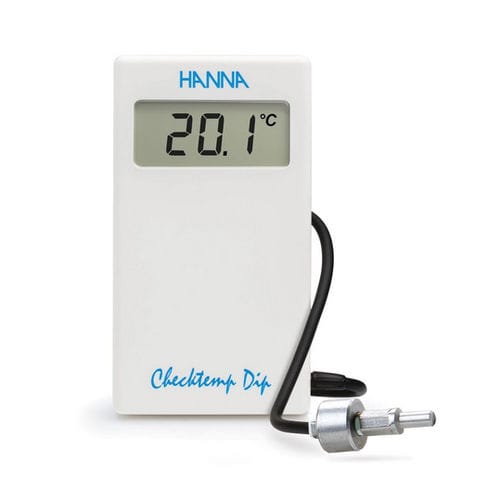 Termometro da laboratorio - Checktemp® Dip - HANNA Instruments - elettronico / con sonda / multifunzione