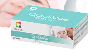 Test rapido per malattie respiratorie - QUICKVUE™ RSV10 - Quidel - del virus sinciziale respiratorio / nasofaringeo / a immunoanalisi