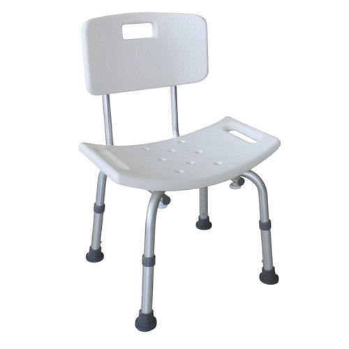 Sedia da doccia con schienale - BAT-01  - Romed Holland - ad altezza regolabile