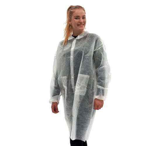 Camice per visitatore unisex - VC-XXL - Romed Holland - XXL / in tessuto non tessuto / bianco