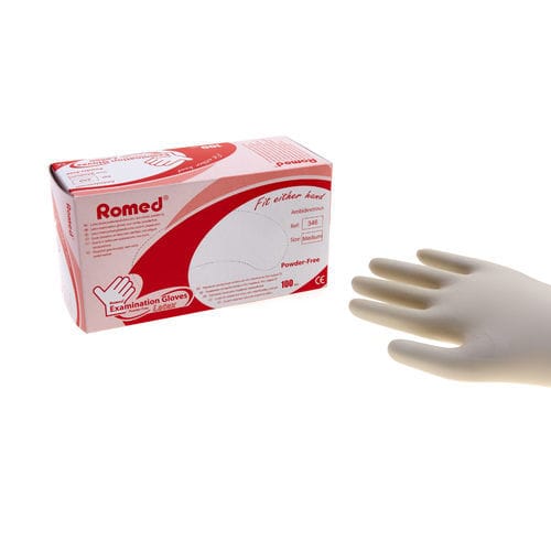 Guanto in lattice - 336 - Romed Holland - da esame / senza polvere / non sterile