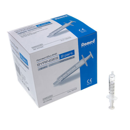 Siringa 2 ml - SYR-2ML - Romed Holland - sterile / senza ago
