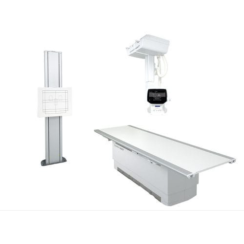 Sistema di radiografia digitale - OMNERA® 400T - Canon Medical System U.S.A - per radiografia multidisciplinare / con braccio portatubo telescopico a soffitto / con bucky da terra