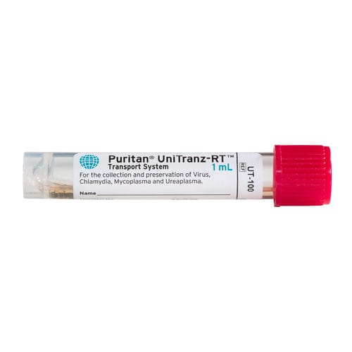 Tampone della clamidia - UniTranz-RT® - Puritan Medical Products - del micoplasma / con terreno di trasporto / scatola da 50 pezzi