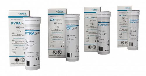 Striscia analitica microbiologica - MIKROLATEST® - Erba Lachema - di ferro