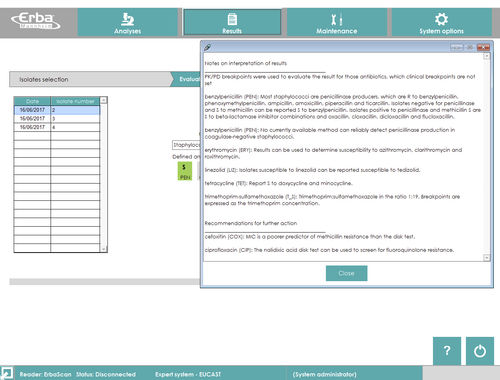 Software di gestione - ErbaExpert  - Erba Lachema - diagnostico / di trattamento / di valutazione