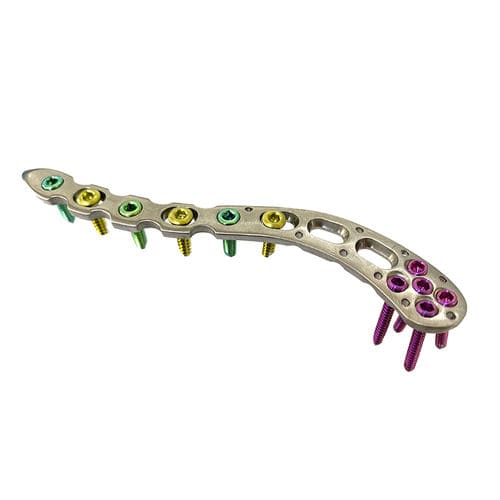 Placca di compressione per clavicola - HJ-Small LCP 02 - Health-Joy Medical - laterale / bloccata / non bloccata