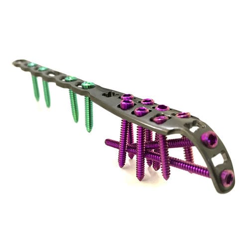 Placca di compressione per olecrano - HJ-Small VA-LCP 04 - Health-Joy Medical - bloccata / non bloccata / in titanio
