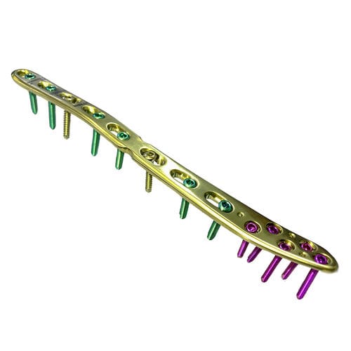 Placca di compressione per omero - HJ-Small LCP 08 - Health-Joy Medical - distale / laterale / bloccata