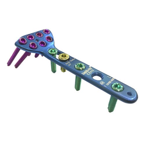 Placca di compressione per radio - HJ-Small LCP 11 - Health-Joy Medical - distale / bloccata / in titanio