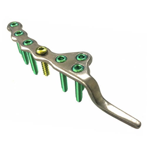 Placca di compressione per clavicola - HJ-Small LOC 02 - Health-Joy Medical - distale / mediale / bloccata