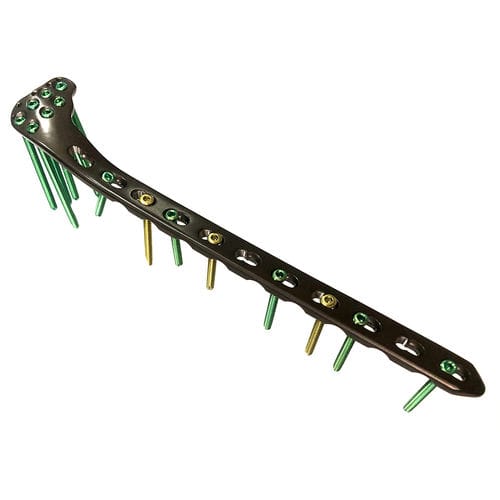 Placca di compressione per tibia - HJ-Small LCP 05 - Health-Joy Medical - prossimale / laterale / bloccata