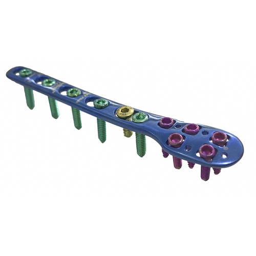 Placca di compressione per fibula - HJ-Small VA-LCP 11 - Health-Joy Medical - distale / laterale / mediale