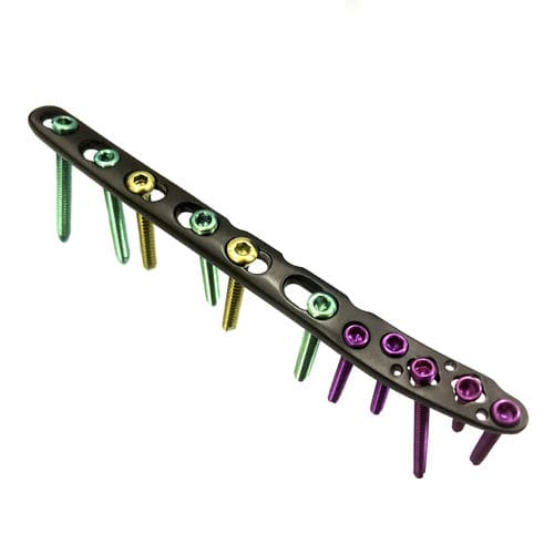 Placca di compressione per fibula - HJ-Small VA-LCP 10 - Health-Joy Medical - distale / posterolaterale / bloccata