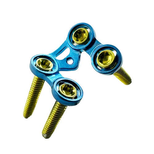 Placca di compressione per tarso - HJ MINI VA-LOC Talar - Health-Joy Medical - per retropiede / per articolazione talocalcaneare / laterale
