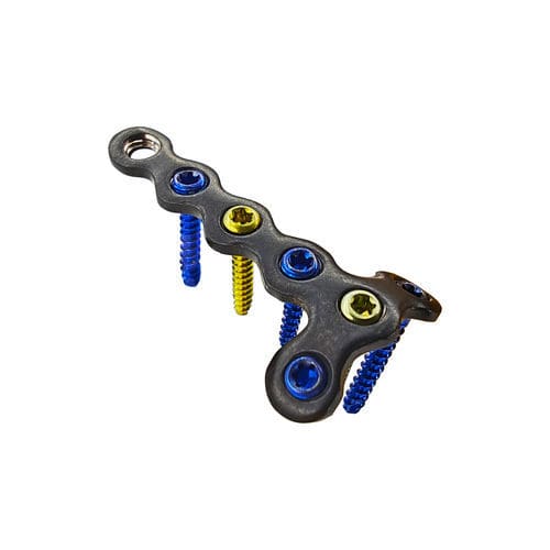 Placca di compressione per falange della mano - HJ-Micro LOC 03 - Health-Joy Medical - bloccata / in titanio
