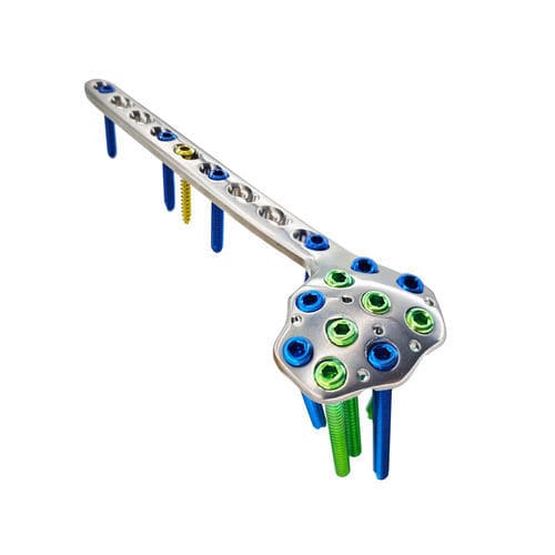 Placca di compressione per femore - HJ-Large LOC 03 - Health-Joy Medical - per cotile femorale / distale / mediale