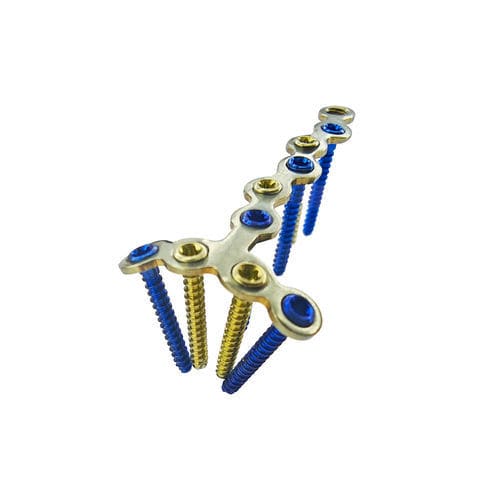 Placca di compressione per falange della mano - HJ-Micro 25 - Health-Joy Medical - bloccata / in titanio