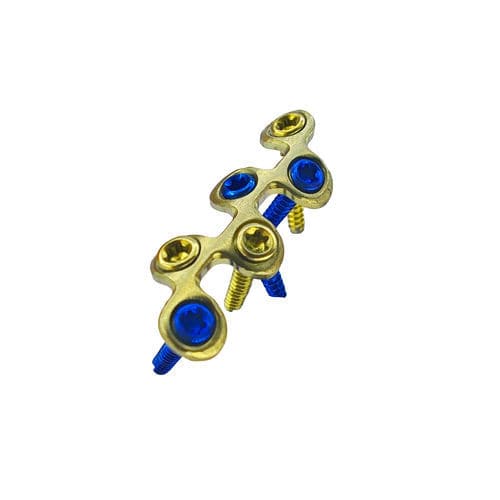 Placca di compressione per falange della mano - HJ-Micro 28 - Health-Joy Medical - bloccata / in titanio