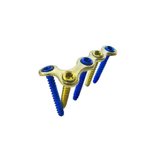 Placca di compressione per falange della mano - HJ-Micro 29 - Health-Joy Medical - bloccata / in titanio