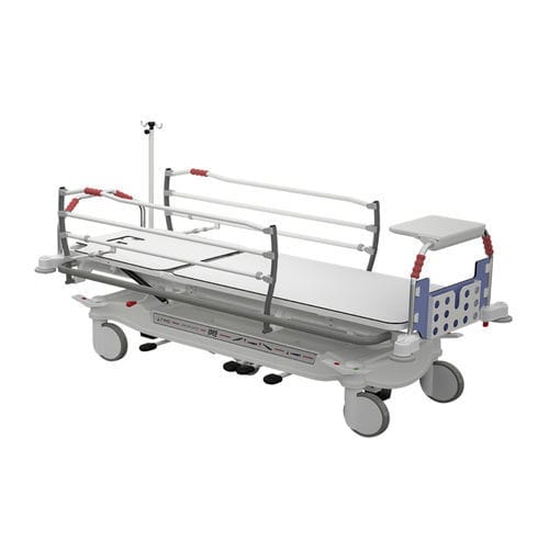Barella con carrello da trasporto - Trendy - IMO - di emergenza / per convalescenza / idraulica