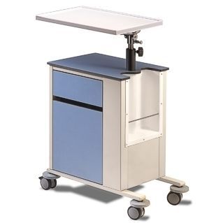 Comodino con rotelle - COMBI - IMO - con tavolino servitore integrato / con armadietto