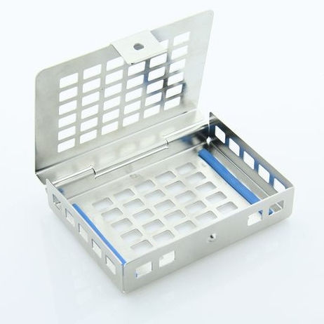 Cassetta di sterilizzazione per strumenti odontoiatrici - 5009 series - NICHROMINOX - perforata / in acciaio inossidabile