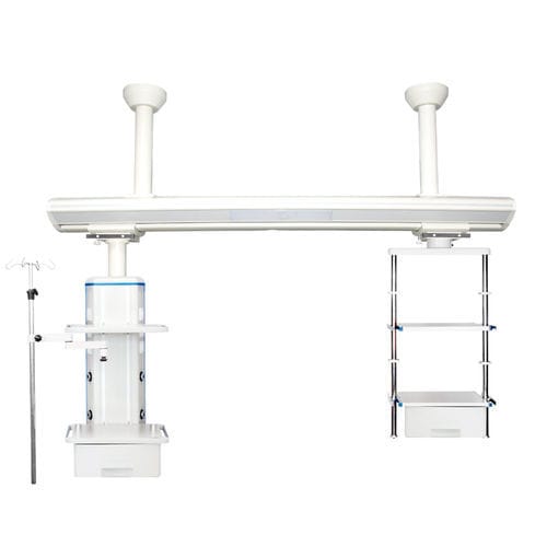 Trave tecnica a muro - Shanghai Zhenghua Medical Equipment - per anestesia / per endoscopia / rotativo