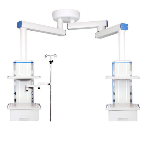 Doppio braccio di distribuzione a soffitto - EX-80 - Shanghai Zhenghua Medical Equipment - per terapia intensiva / per sala operatoria / modulare