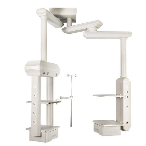 Doppio braccio di distribuzione a soffitto - EX80  - Shanghai Zhenghua Medical Equipment - per terapia intensiva / per anestesia / per sala operatoria