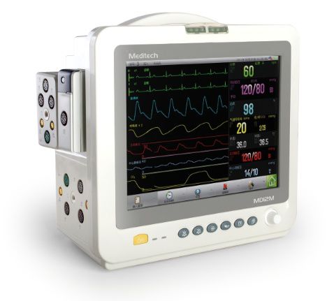 Monitor paziente modulare -  MD12M    - Meditech Equipment - ECG / PI / per terapia intensiva