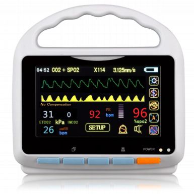 Monitor portatile per paziente -  MD 90Et    - Meditech Equipment - di frequenza respiratoria / etCO2 / SpO2