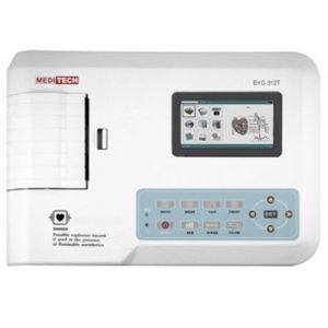 Elettrocardiografo da riposo - EKG 312T - Meditech Equipment - 3 canali / digitale / con stampante