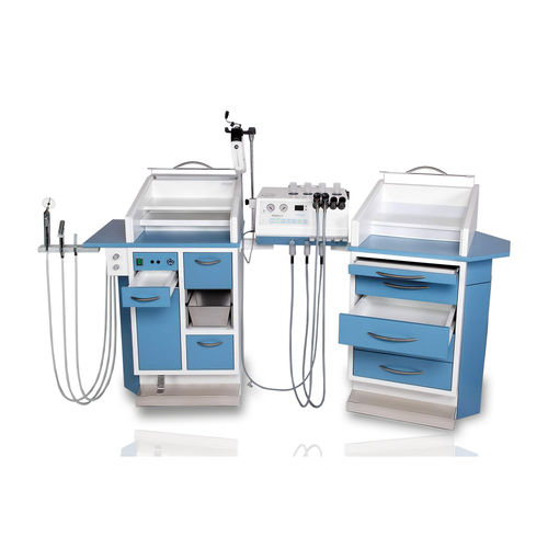 Riunito ORL - MODULA Duo - Heinemann Medizintechnik - con rotelle / doppio