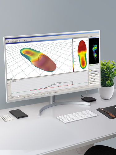 Software di progettazione di solette ortopediche - easyCad® - Sensor Medica - CAD / FAO / medico