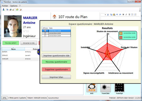 Software di gestione - FRAMIGEST - Framiral - di trattamento / di tracciabilità / medico