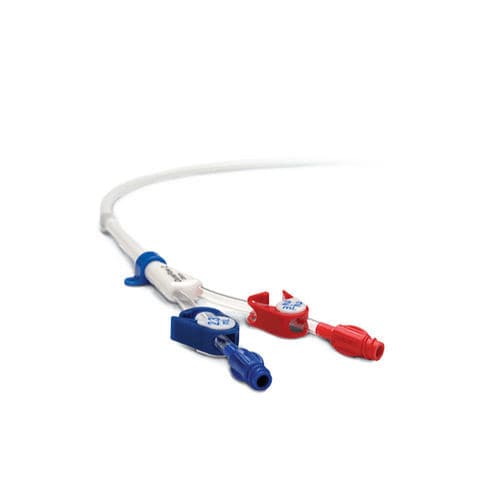 Catetere per emodialisi - DuraFlow™ 2 - Angiodynamics - arterioso / a doppio lume / 15 Fr