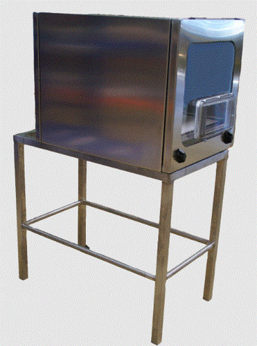Armadio portarifiuti - CIT INOX - LM Realisations - mobile / in acciaio inossidabile / trasparente