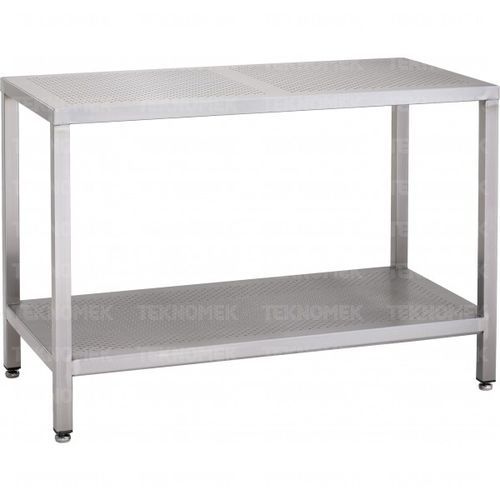 Tavolo da lavoro - TSSPU series - TEKNOMEK - rettangolare / in acciaio inossidabile