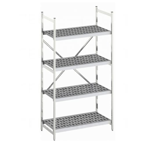 Scaffalatura modulare - TEKNOMEK - con struttura aperta / in alluminio