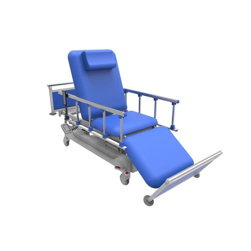 Poltrona per emodialisi elettrica - PY-YD-380S  - Nanning Passion Medical Equipment - a 3 sezioni / con rotelle / Trendelenburg