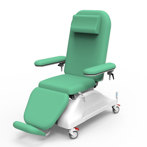 Poltrona per emodialisi elettrica - PY-YD-510 - Nanning Passion Medical Equipment - a 3 sezioni / con rotelle / Trendelenburg