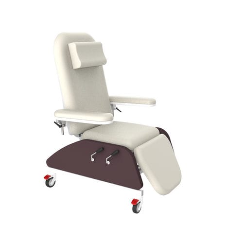 Poltrona per emodialisi idraulica - PY-YS - Nanning Passion Medical Equipment - a 3 sezioni / con rotelle / Trendelenburg