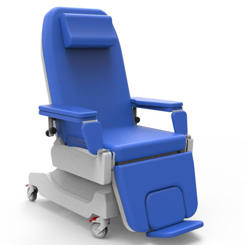 Poltrona per emodialisi elettrica - PY-YD-310 - Nanning Passion Medical Equipment - a 3 sezioni / con rotelle / ad altezza regolabile