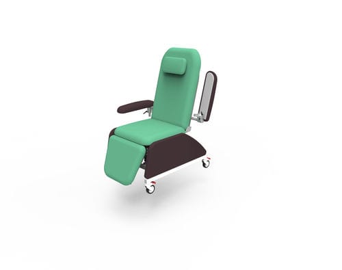 Poltrona per emodialisi elettrica - PY-YD-810（upgraded） - Nanning Passion Medical Equipment - a 3 sezioni / con rotelle