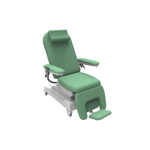 Poltrona per emodialisi elettrica - PY-YD-310 - Nanning Passion Medical Equipment - a 3 sezioni / per chemioterapia / con rotelle