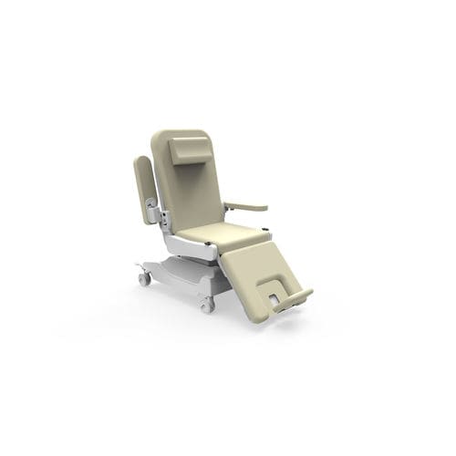 Poltrona per emodialisi elettrica - PY-YD-410 - Nanning Passion Medical Equipment - 3 sezioni / per chemioterapia / con rotelle