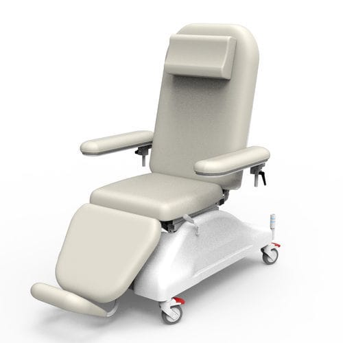 Poltrona per emodialisi elettrica - PY-YD-510 - Nanning Passion Medical Equipment - a 3 sezioni / per chemioterapia / con rotelle