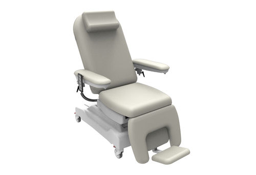 Poltrona per emodialisi elettrica - PY-YD-310 - Nanning Passion Medical Equipment - a 3 sezioni / per chemioterapia / con rotelle