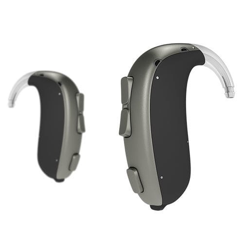 Audioprotesi BTE - Leox  - bernafon - bluetooth® / nera / grigia